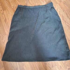Classic Olive Green Women's Skirt